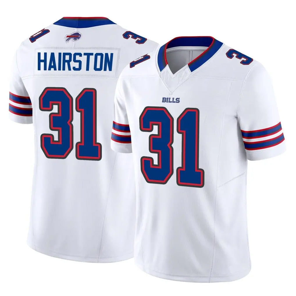 B.Bills #31 Maxwell Hairston Player White Vapor F.U.S.E. Limited Home Game ROCER Stitched Jerseys