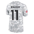 A.Falcons #11 Jalon Walker Player Arctic Camo Salute to Service Limited ROCER Stitched Jerseys