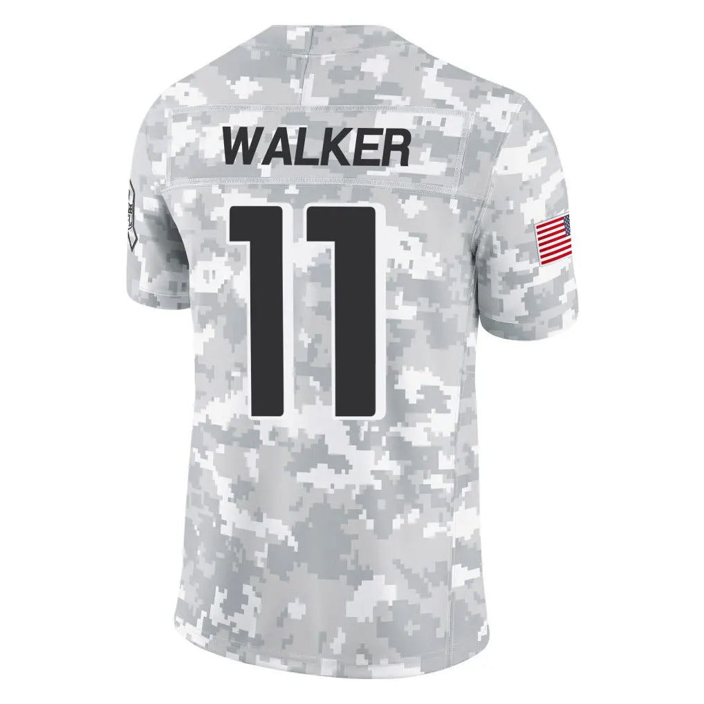A.Falcons #11 Jalon Walker Player Arctic Camo Salute to Service Limited ROCER Stitched Jerseys