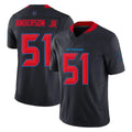 H.Texans #51 Will Anderson Jr. Player Navy Limited 2nd Alternate Vapor F.U.S.E. Home Game ROCER Stitched Jerseys