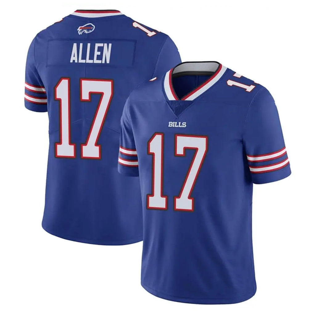 B.Bills #17 Josh Allen Player Royal Vapor Untouchable Limited ROCER Stitched Jerseys