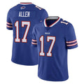 B.Bills #17 Josh Allen Player Royal Vapor Untouchable Limited ROCER Stitched Jerseys