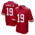 SF.49ers #19 Deebo Samuel Sr. Player Red Home Game ROCER Stitched Jerseys