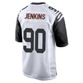 C.Bengals #90 Kris Jenkins Jr Player White Alternate Home Game ROCER Stitched Jerseys