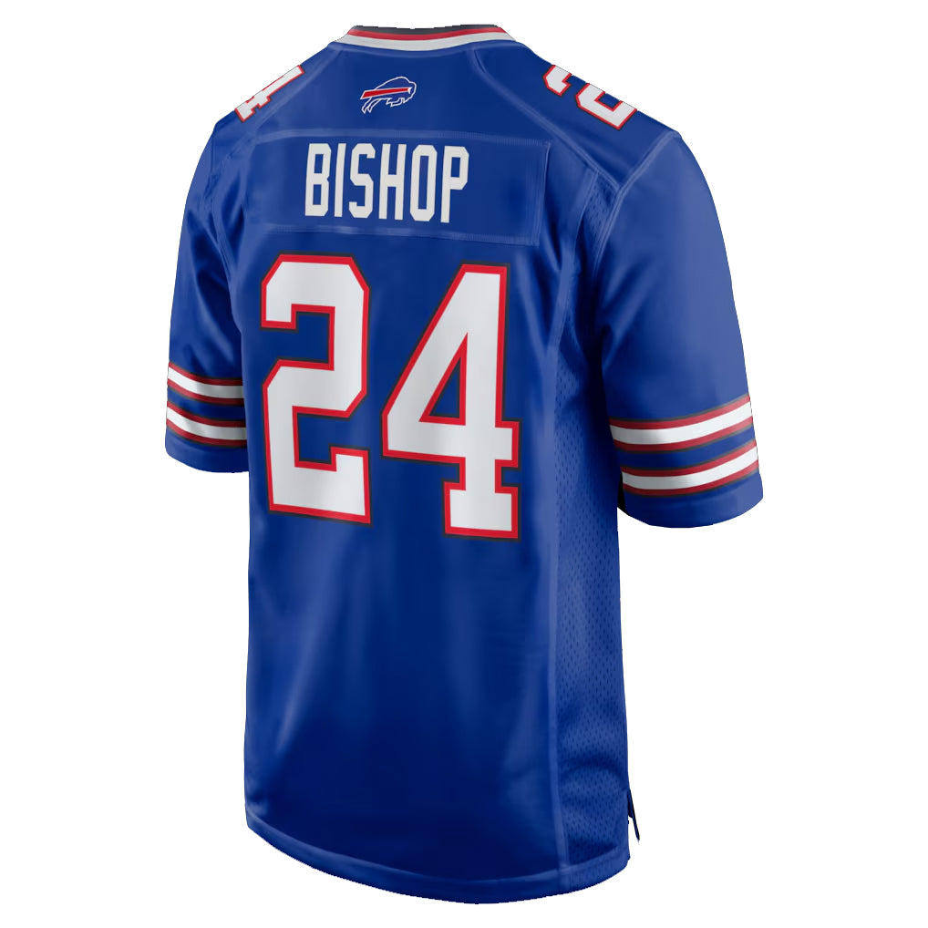 B.Bills #24 Cole Bishop Player Royal Home Game ROCER Stitched Jerseys