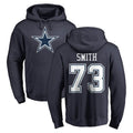D.Cowboys #73 Tyler Smith Player Navy Pullover Hoodies Limited ROCER Stitched Jerseys