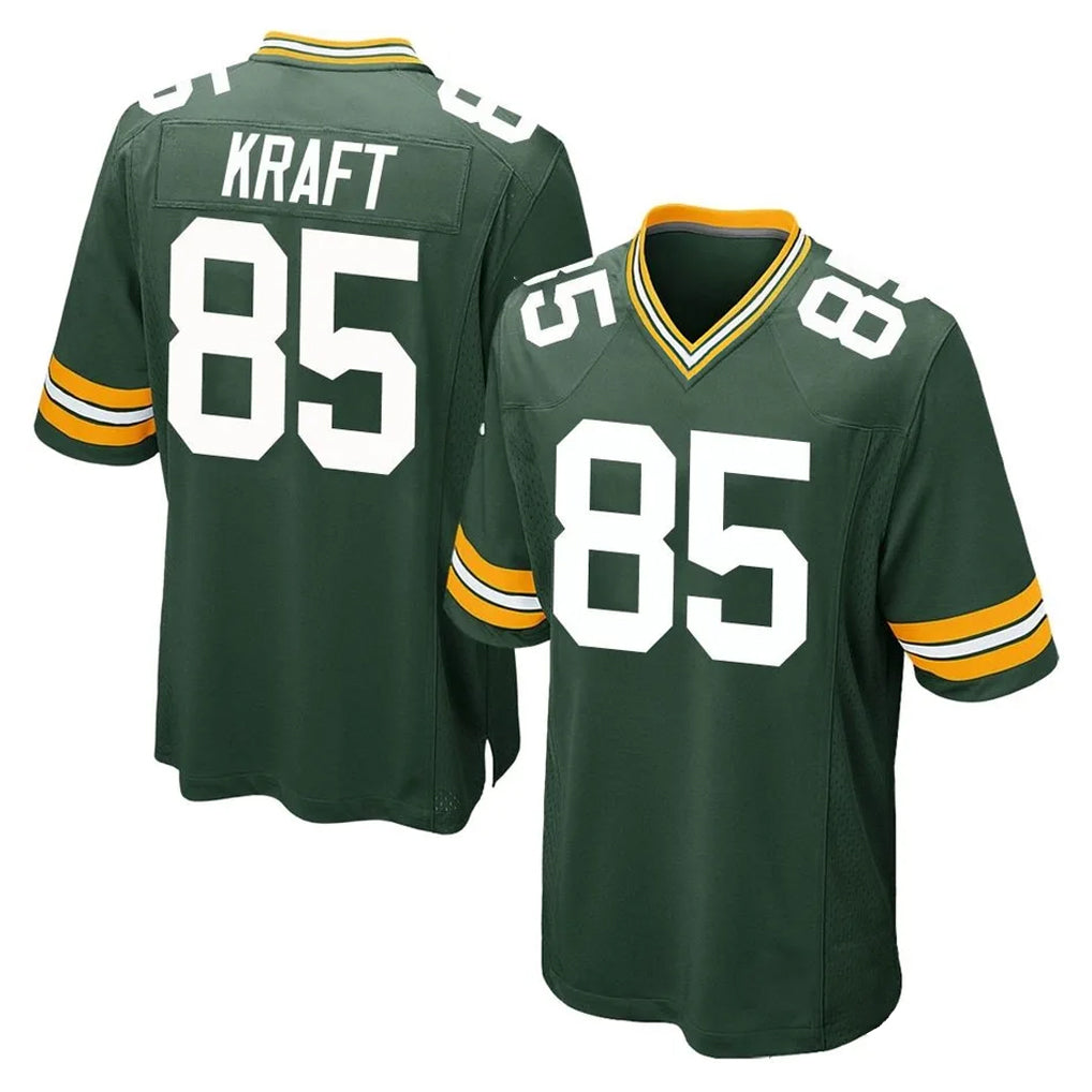 GB.Packers #85 Tucker Kraft Player Green Home Game ROCER Stitched Jerseys