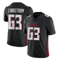 A.Falcons #63 Chris Lindstrom Player Black Vapor Untouchable Limited Home Game ROCER Stitched Jerseys