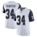 D.Cowboys #34 Jalen Thompson Player White-Navy Limited Color Rush Vapor Untouchable Home Game ROCER Stitched Jerseys