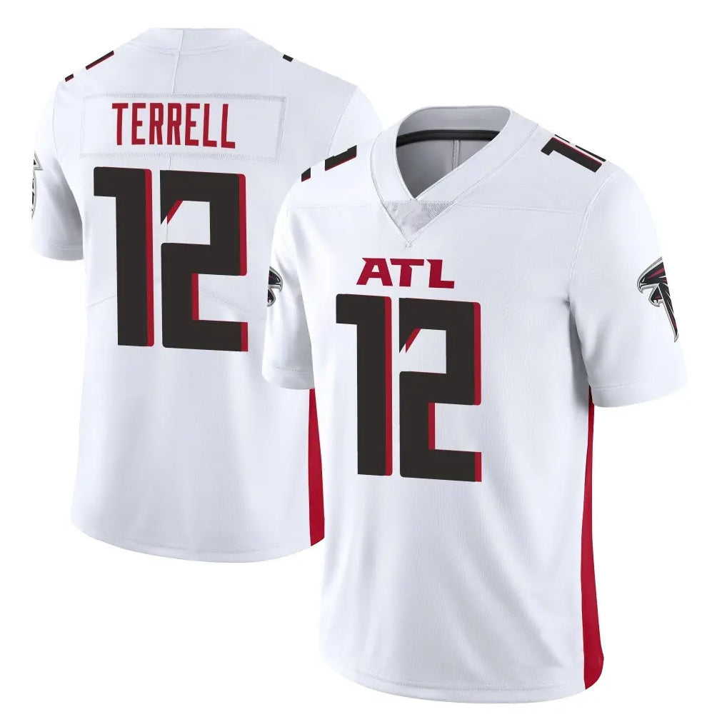 A.Falcons #12 Avieon Terrell Player White Vapor Untouchable Limited Home Game ROCER Stitched Jerseys