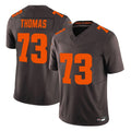 C.Browns #73 Joe Thomas Player Brown Limited Vapor F.U.S.E. Alternate Game ROCER Stitched Jerseys