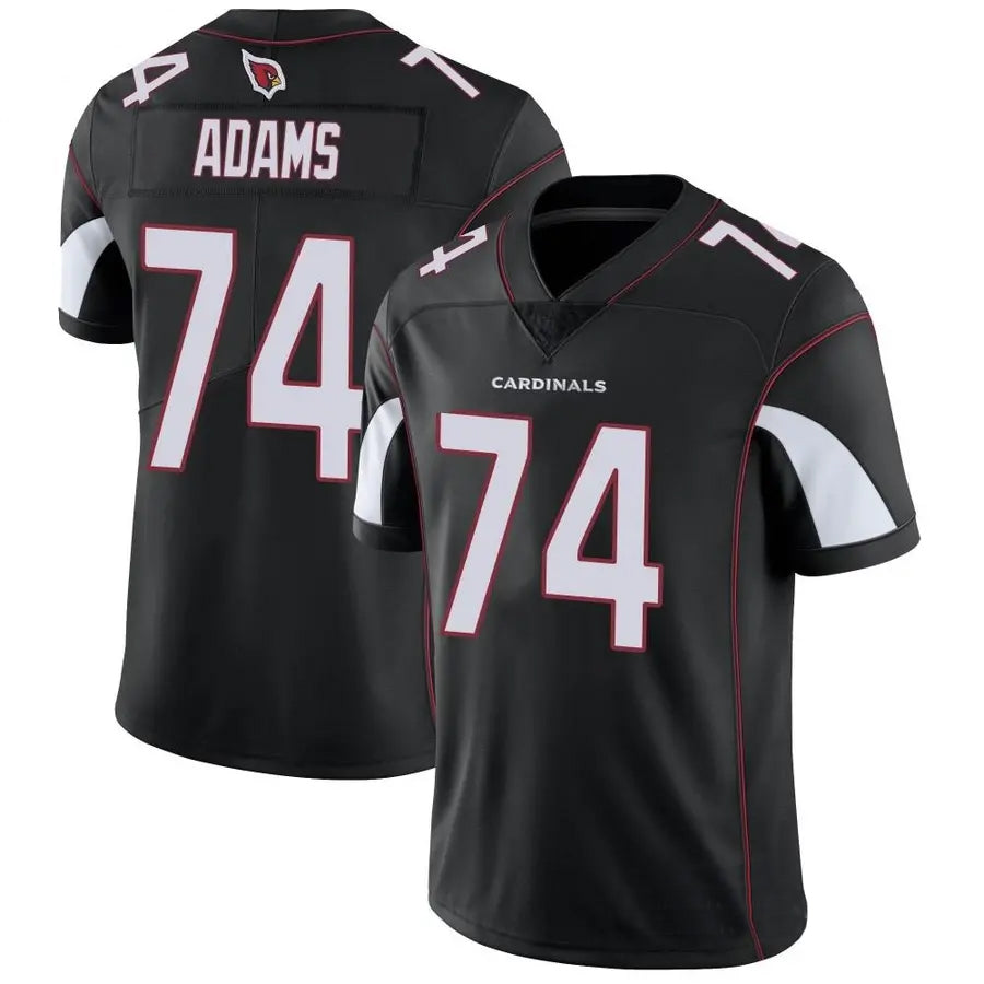 A.Cardinals #74 Isaiah Adams Player Black Vapor Limited ROCER Stitched Jerseys