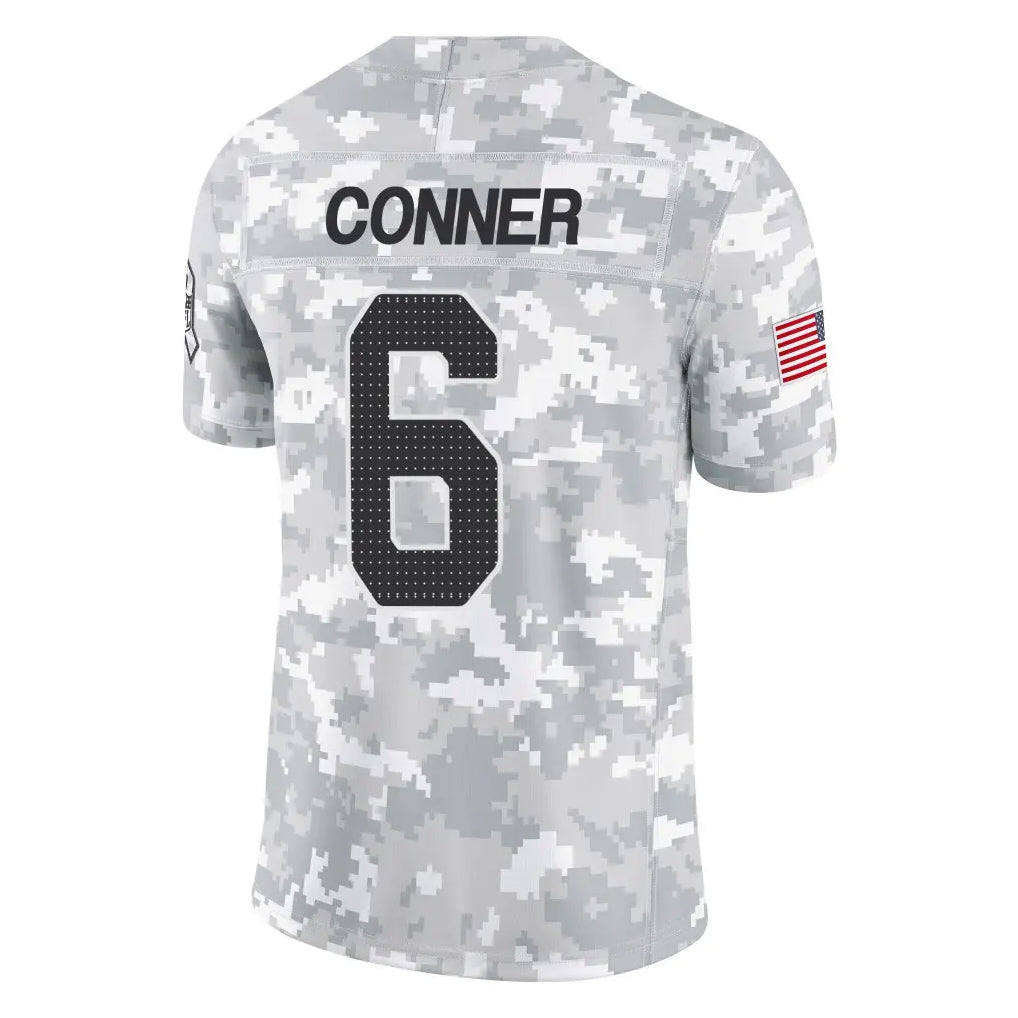 A.Cardinals #6 James Conner Player Camo Salute to Service Limited Home ROCER Stitched Jerseys