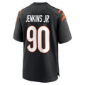 C.Bengals #90 Kris Jenkins Jr Player Black Home Game ROCER Stitched Jerseys