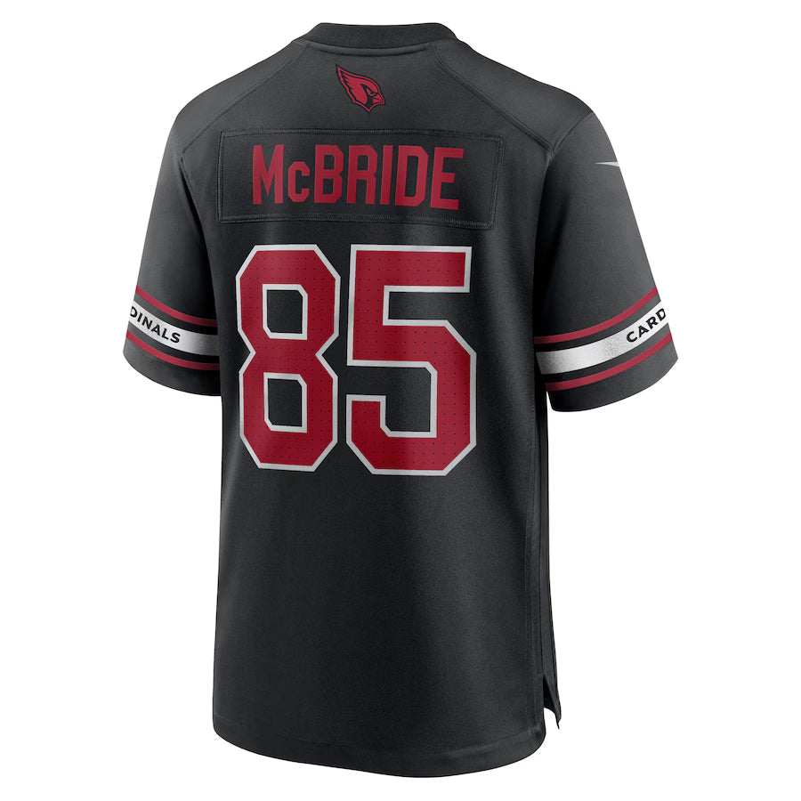 A.Cardinals #85 Trey McBride Player Black Alternate Game ROCER Stitched Jerseys