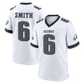 P.Eagles #6 DeVonta Smith Player White Game Home ROCER Stitched Jerseys