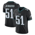 P.Eagles #51 Cam Jurgens Player Black Limited Vapor Untouchable Home Game ROCER Stitched Jerseys