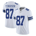 D.Cowboys #87 Jake Ferguson Player White Vapor Untouchable Limited Home Game ROCER Stitched Jerseys