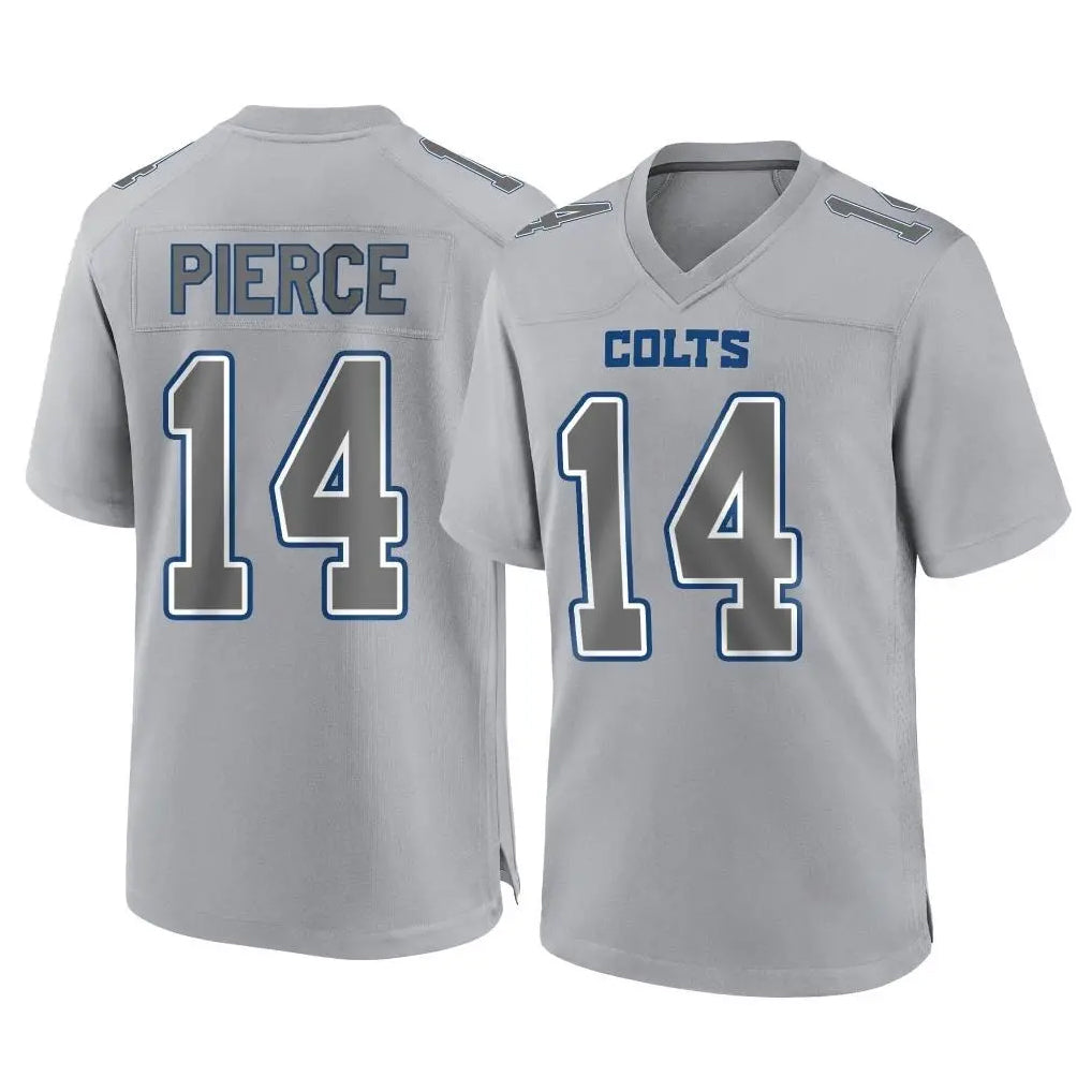 IN.Colts #14 Alec Pierce Player Gray Atmosphere Fashion Home Game ROCER Stitched Jerseys