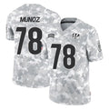 C.Bengals #78 Anthony Munoz Player Arctic Camo Salute to Service Limited ROCER Stitched Jerseys