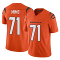 C.Bengals #71 Amarius Mims Player Orange Vapor F.U.S.E. Limited Home Game ROCER Stitched Jerseys