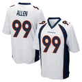 D.Broncos #99 Zach Allen Player White Game ROCER Stitched Jerseys