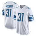 D.Lions #31 Kerby Joseph Player White Home Game ROCER Stitched Jerseys