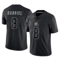 C.Browns #8 Dillon Gabriel Player Black Reflective Home Game ROCER Stitched Jerseys