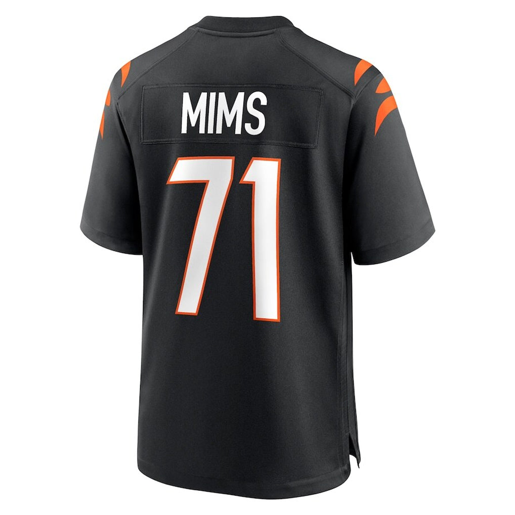 C.Bengals #71 Amarius Mims Player Black Home Game ROCER Stitched Jerseys