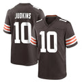 C.Browns #10 Quinshon Judkins Player Brown Home Game ROCER Stitched Jerseys
