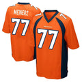 D.Broncos #77 Quinn Meinerz Player Orange Color Home Game ROCER Stitched Jerseys