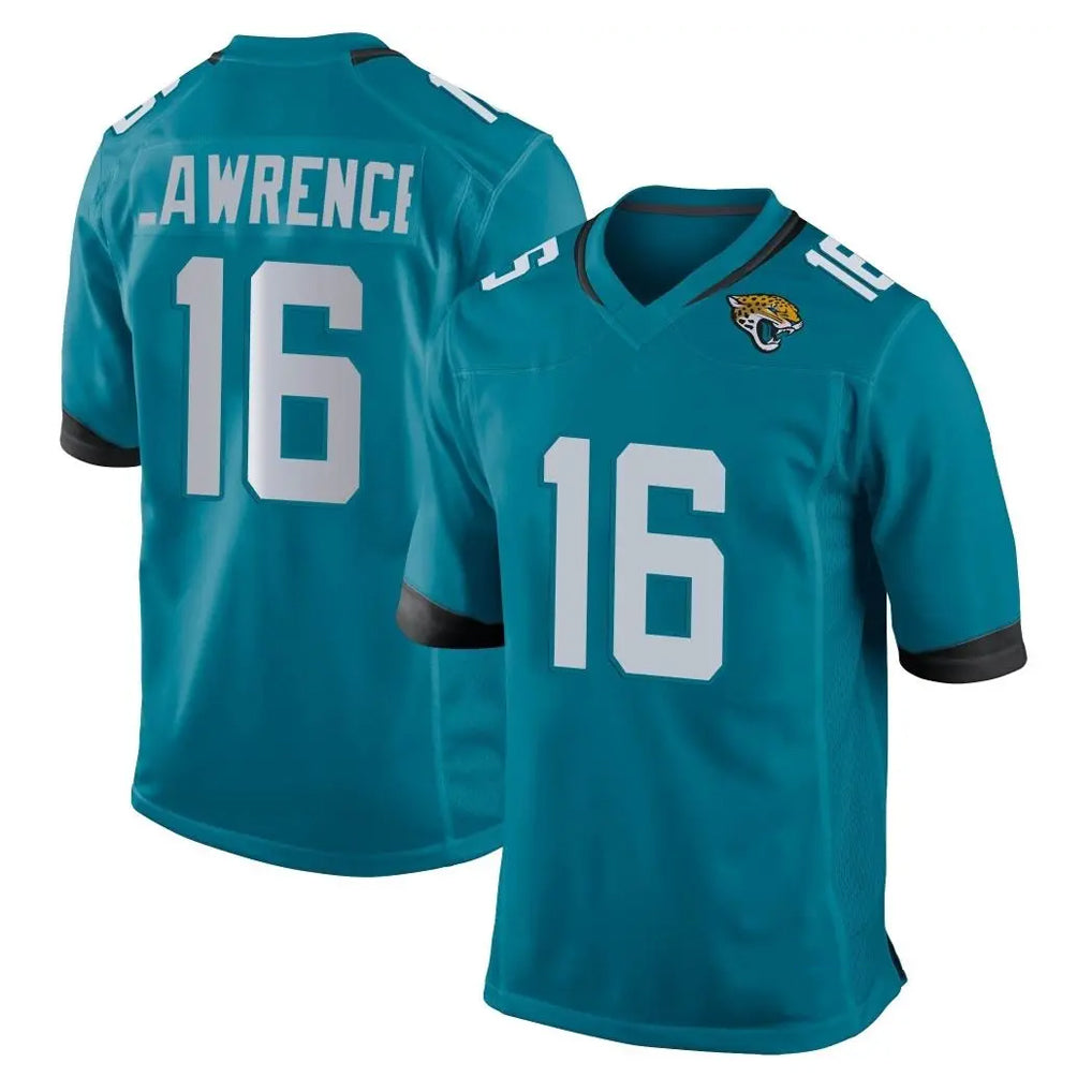 J.Jaguars #16 Trevor Lawrence Player Teal Home Game ROCER Stitched Jerseys