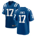 IN.Colts #17 Daniel Jones Player Royal Home Game ROCER Stitched Jerseys