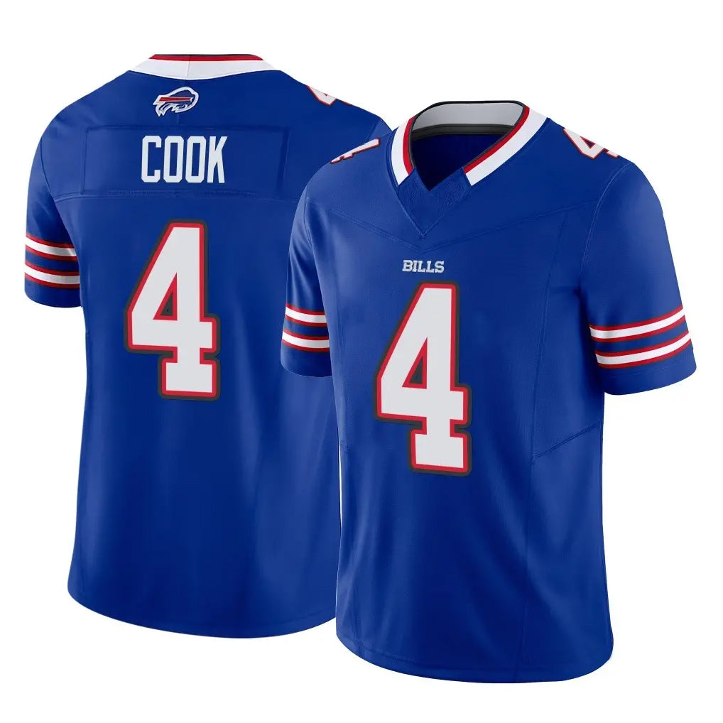 B.Bills #4 James Cook III Player Royal Vapor F.U.S.E. Limited Home Game ROCER Stitched Jerseys