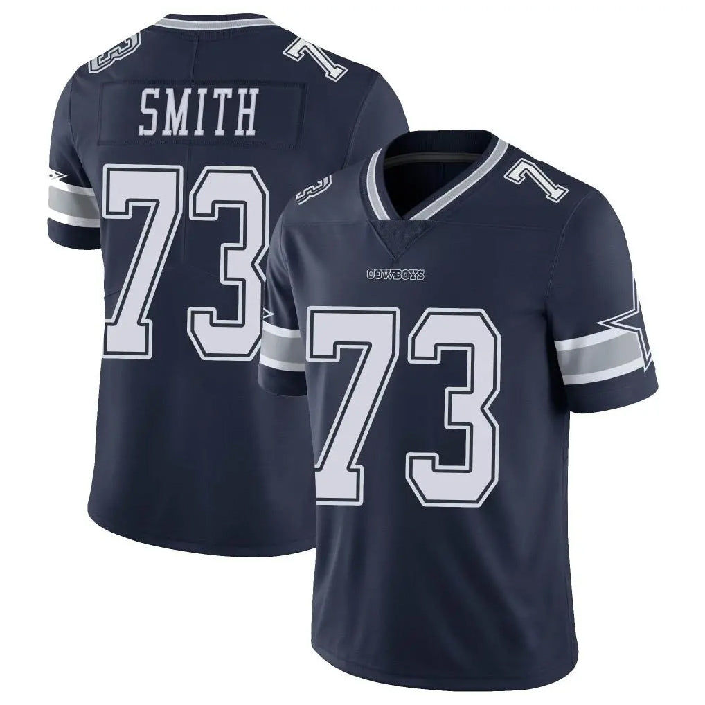 D.Cowboys #73 Tyler Smith Player Navy Vapor Untouchable Limited Home Game ROCER Stitched Jerseys
