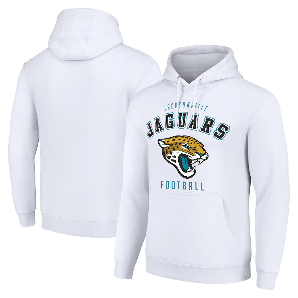 J.Jaguars ## Jaguars Blank Player White Home Game Pullover Hoodies Limited ROCER Stitched Jerseys