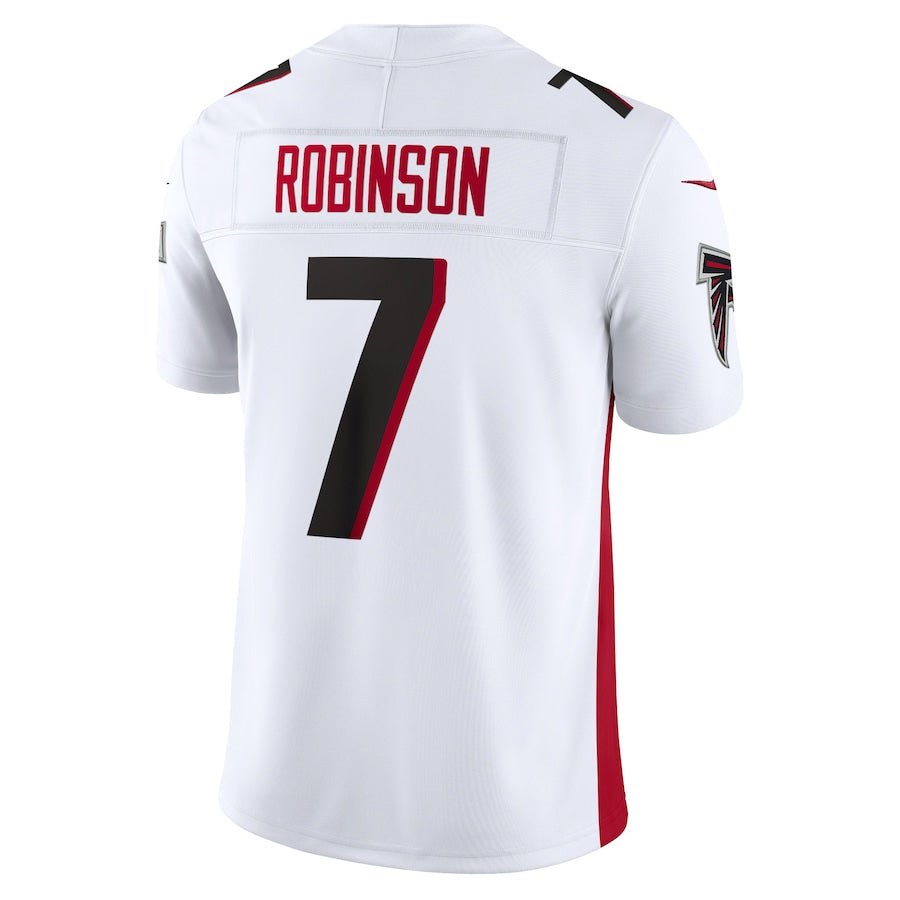 A.Falcons #7 Bijan Robinson Player White Vapor F.U.S.E. Limited ROCER Stitched Jerseys