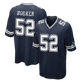 D.Cowboys #52 Tyler Booker Player Navy Home Game ROCER Stitched Jerseys