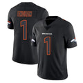 D.Broncos #1 Evan Engram Player Black Impact Limited Game ROCER Stitched Jerseys