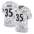 P.Steelers #35 Jamel Dean Player Arctic Camo Limited Salute To Service Home Game ROCER Stitched Jerseys