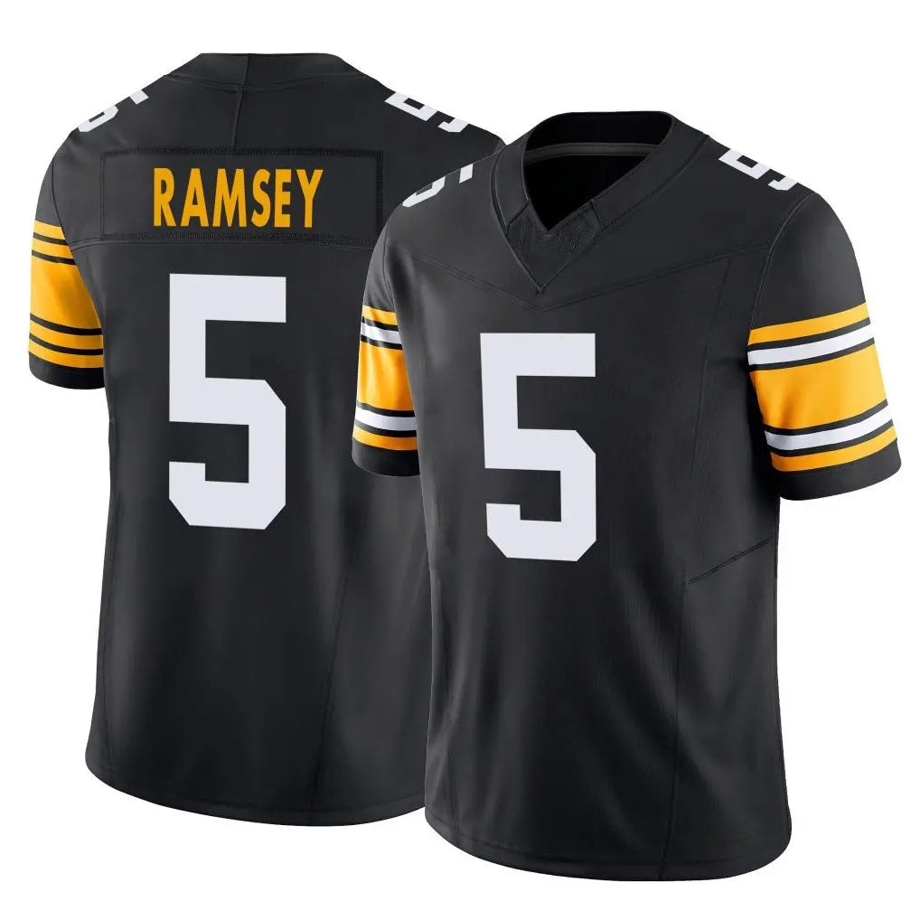 P.Steelers #5 Jalen Ramsey Player Black Limited Alternate Vapor F.U.S.E. Home Game ROCER Stitched Jerseys