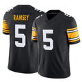P.Steelers #5 Jalen Ramsey Player Black Limited Alternate Vapor F.U.S.E. Home Game ROCER Stitched Jerseys