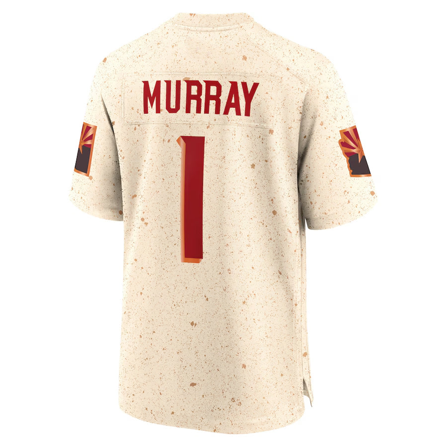 A.Cardinals #1 Kyler Murray Player Cream Rivalries Collection Game ROCER Stitched Jerseys