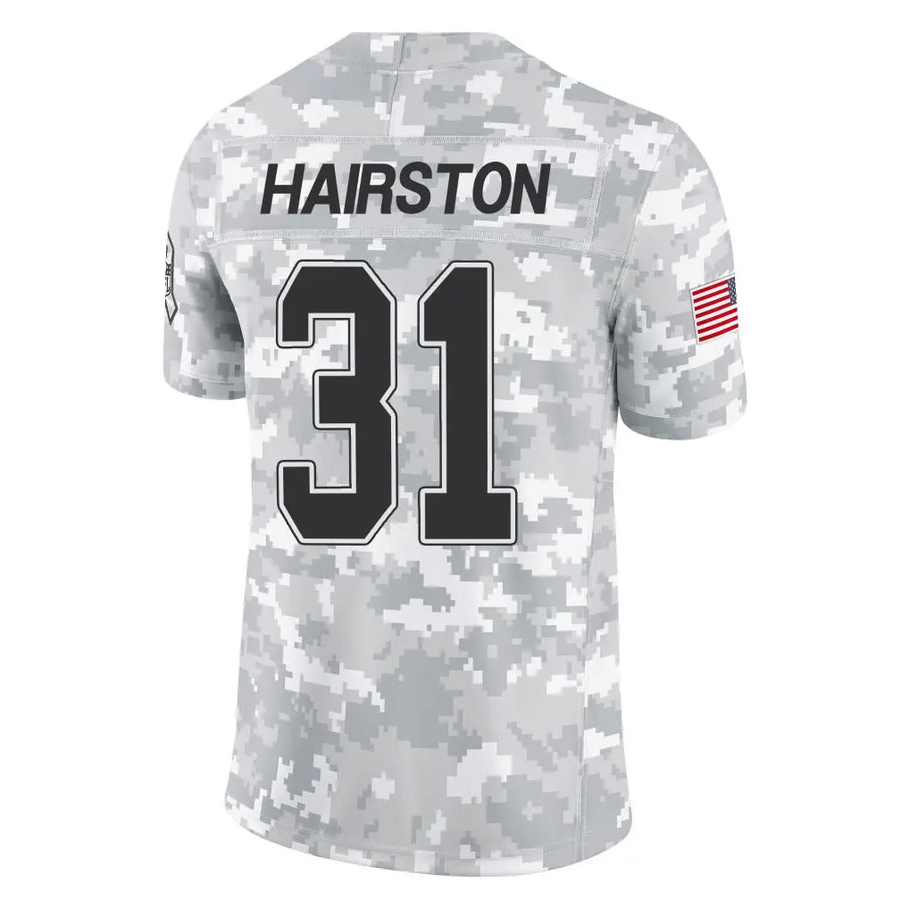 B.Bills #31 Maxwell Hairston Player Arctic Camo Salute to Service Limited ROCER Stitched Jerseys