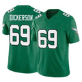 P.Eagles #69 Landon Dickerson Player Green Kelly Alternate Vapor F.U.S.E. Home Game ROCER Stitched Jerseys