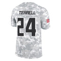 A.Falcons #24 A.J. Terrell Jr. Player Arctic Camo Salute to Service Limited ROCER Stitched Jerseys