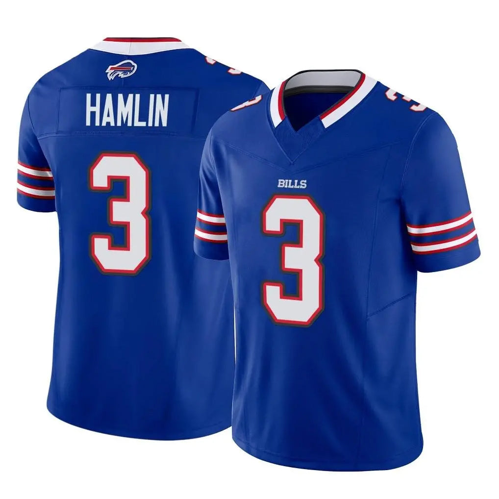 B.Bills #3 Damar Hamlin Player Royal Vapor F.U.S.E. Limited Home Game ROCER Stitched Jerseys