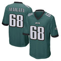 P.Eagles #68 Jordan Mailata Player Team Color Green Home Game ROCER Stitched Jerseys