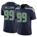 S.Seahawks #99 Leonard Williams Player Navy Limited Vapor F.U.S.E. Home Game ROCER Stitched Jerseys