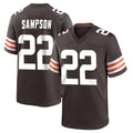 C.Browns #22 Dylan Sampson Player Brown Home Game ROCER Stitched Jerseys